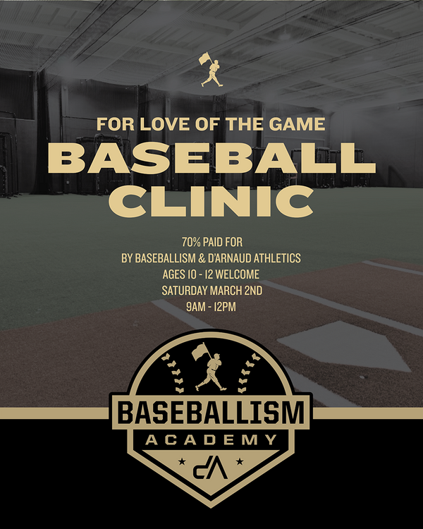 For Love of the Game Baseball Clinic