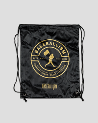 Flag Man Crest Drawstring Bag