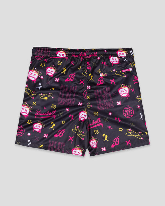 Bat Bros Bad Day Diamond Air Mesh Shorts - Baseballism Online