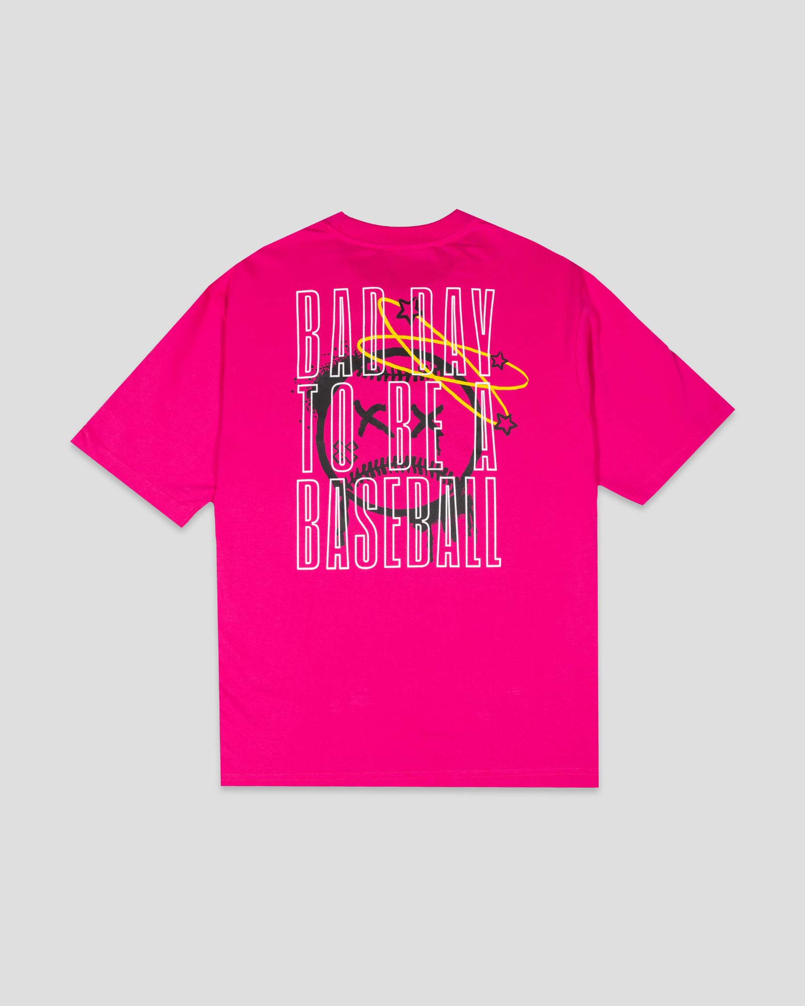 Bat Bros Bad Day Pima Cotton T-Shirt - Pink | Baseballism Online