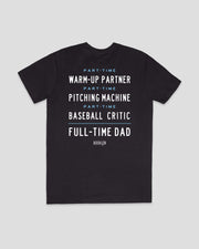 Full-Time Dad T-Shirt - Black