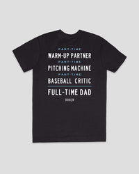 Full-Time Dad T-Shirt - Black