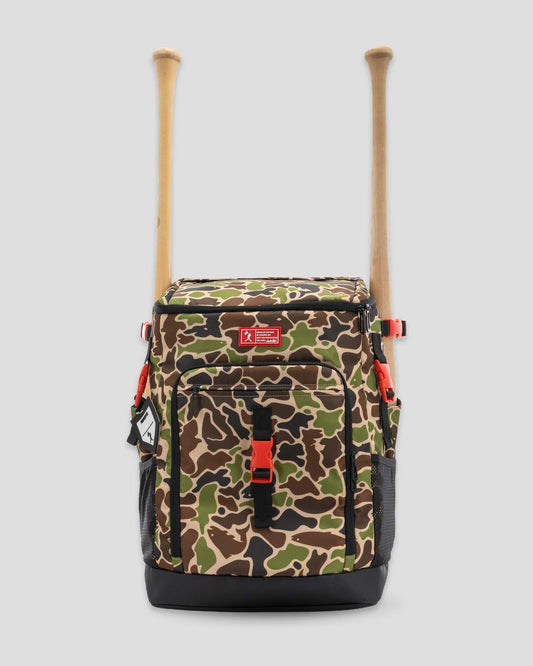 Ronin Baseball Equipment Backpack - Angler Camo - Baseballism Online