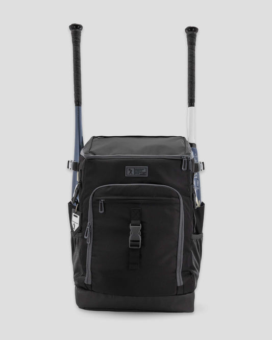 Ronin Baseball Equipment Backpack - Shimmer Black - Baseballism Online