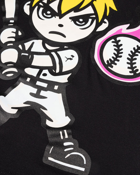 Yakyu Anime Energy Blast T-Shirt (Black) - Youth - Baseballism Online
