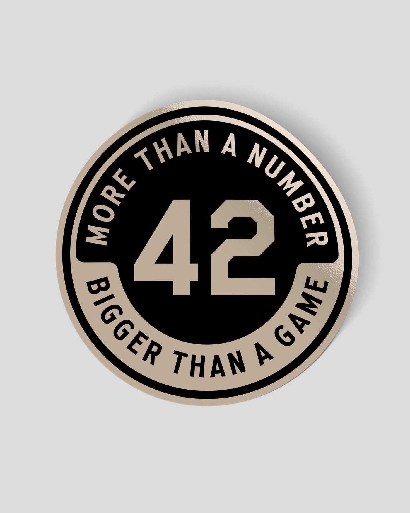 42: More Than a Number Helmet Decal