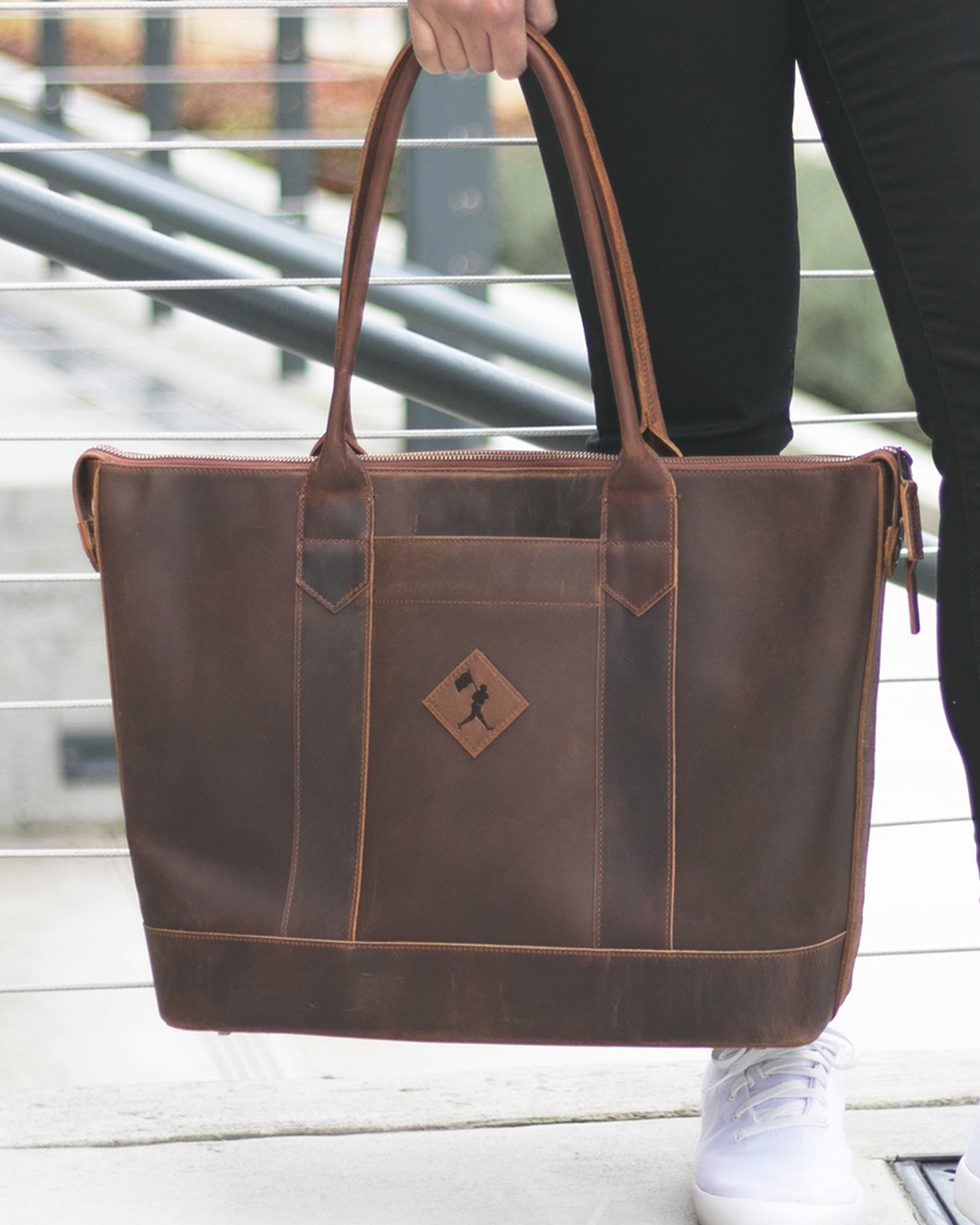 Cathy Zip Tote - Toffee | Baseballism Online