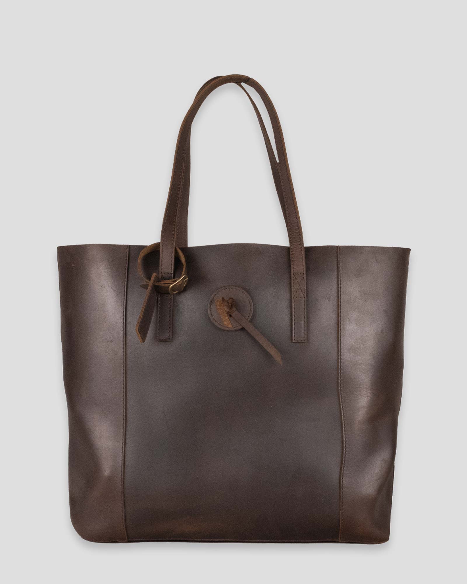 Vintage Glove Leather Tote Dark Chocolate Baseballism Online