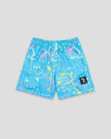 Pitchers That Paint Diamond Pro Mesh Shorts (Blue) - Youth