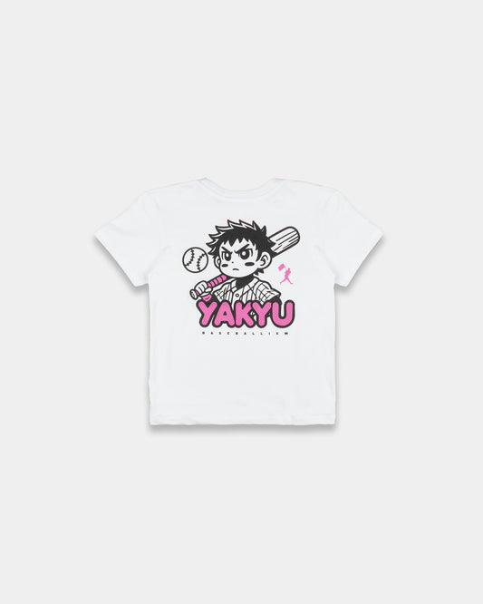 Yakyu Anime T-Shirt (White) - Youth - Baseballism Online