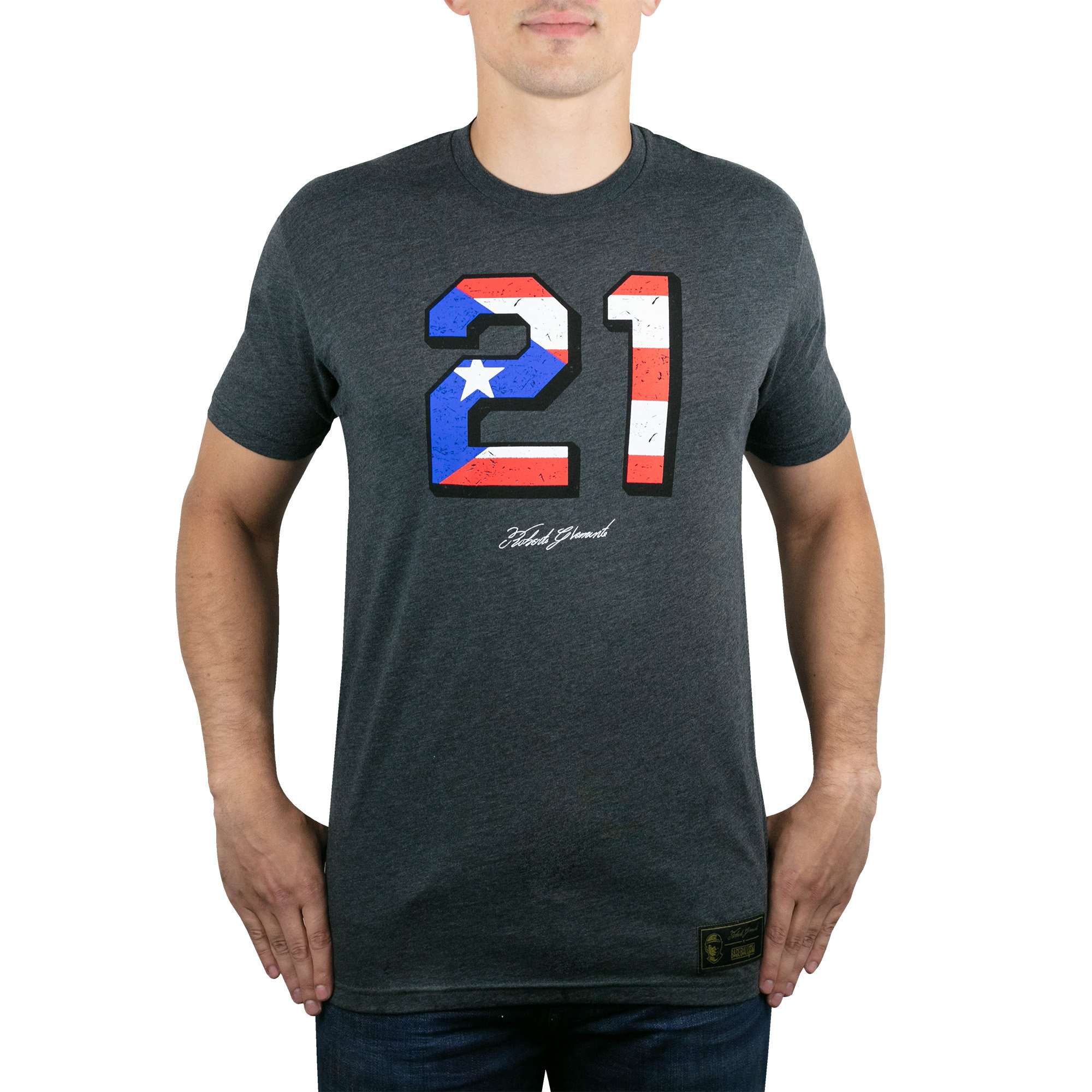 Roberto clemente 21 deals t shirt