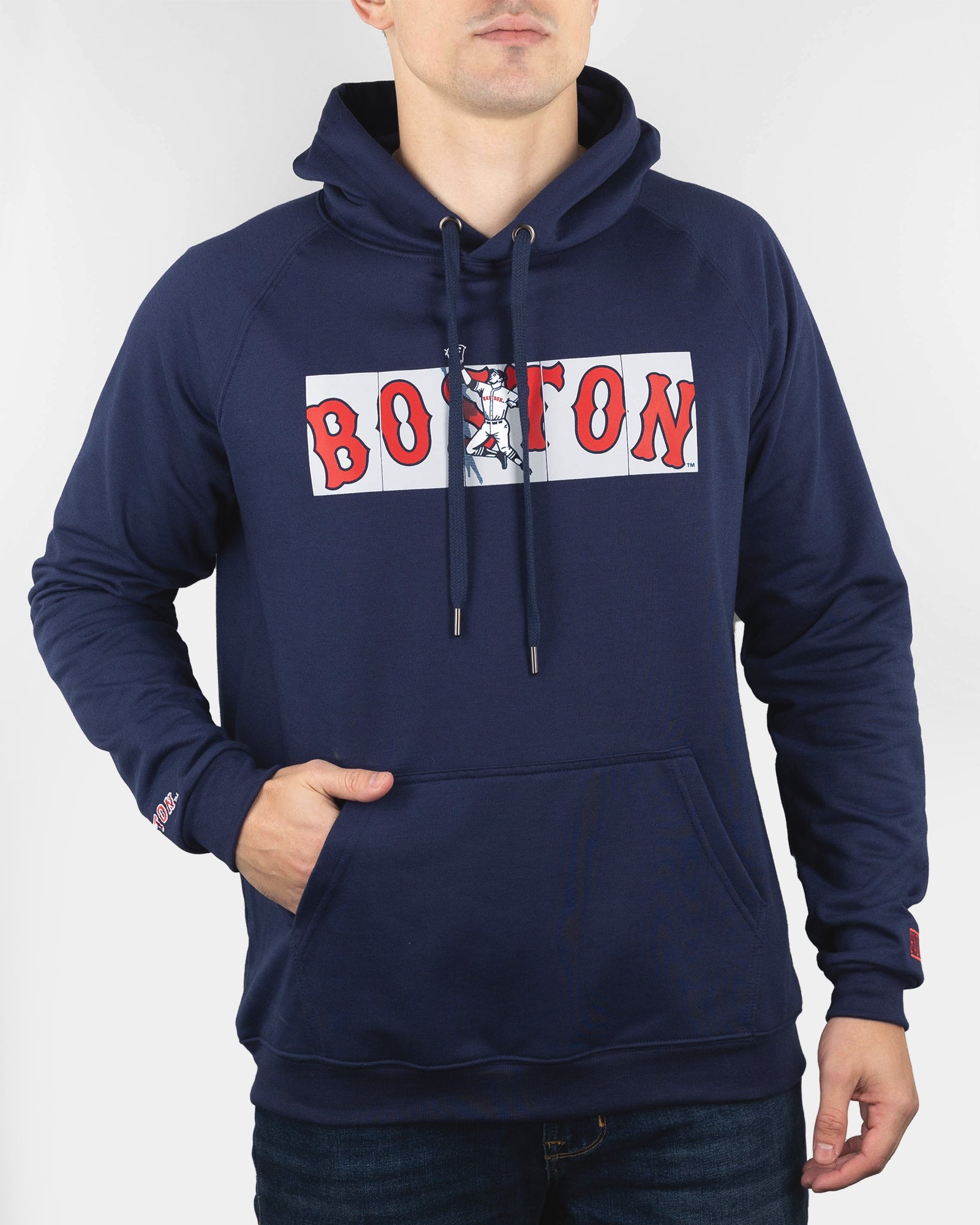 Baseballism Outfield Fence Hoodie - Boston Red Sox 2XL