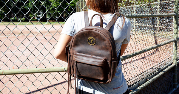 A Leather Backpack With a Story: The Natalie Glove Leather Backpack