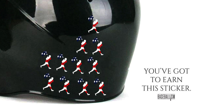 Flag Man Helmet Sticker Program 2017