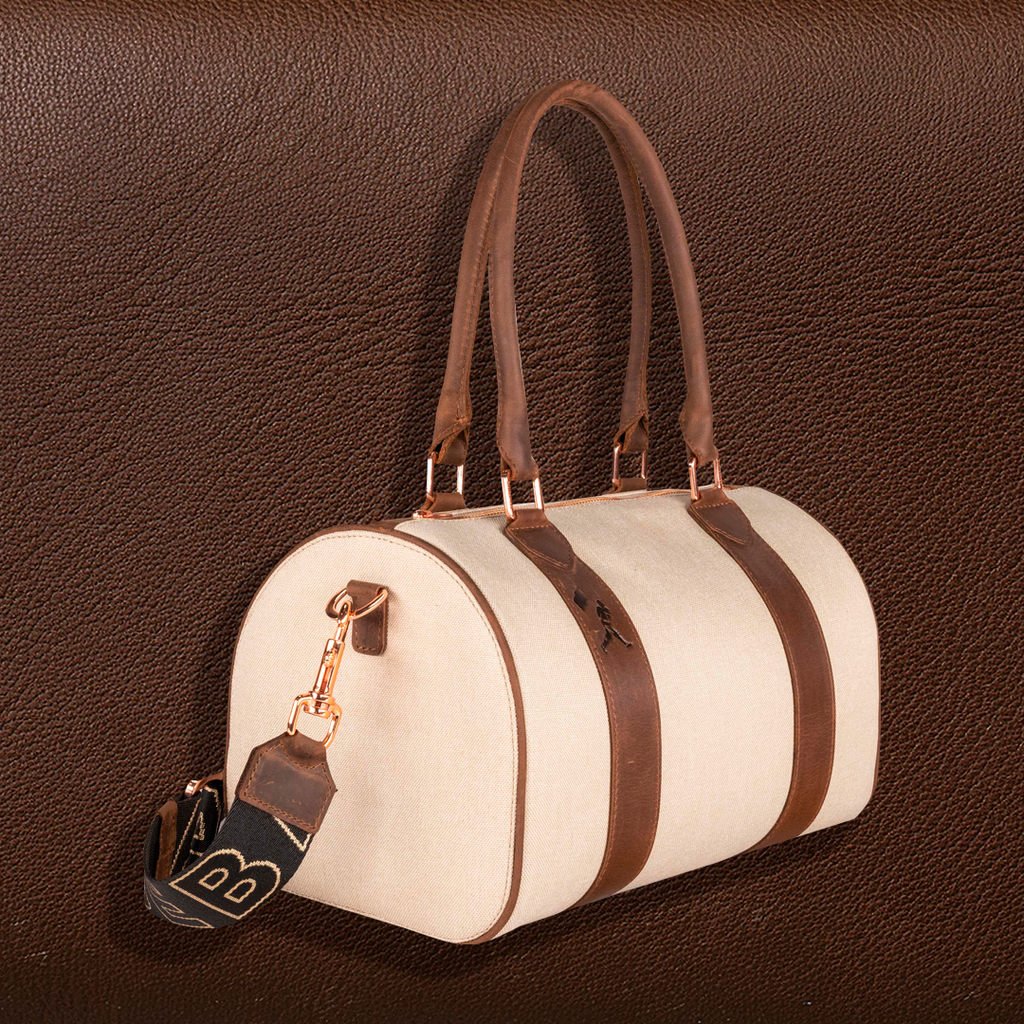 Cyndi Mini Duffel Handbag by Baseballism | Baseballism Online