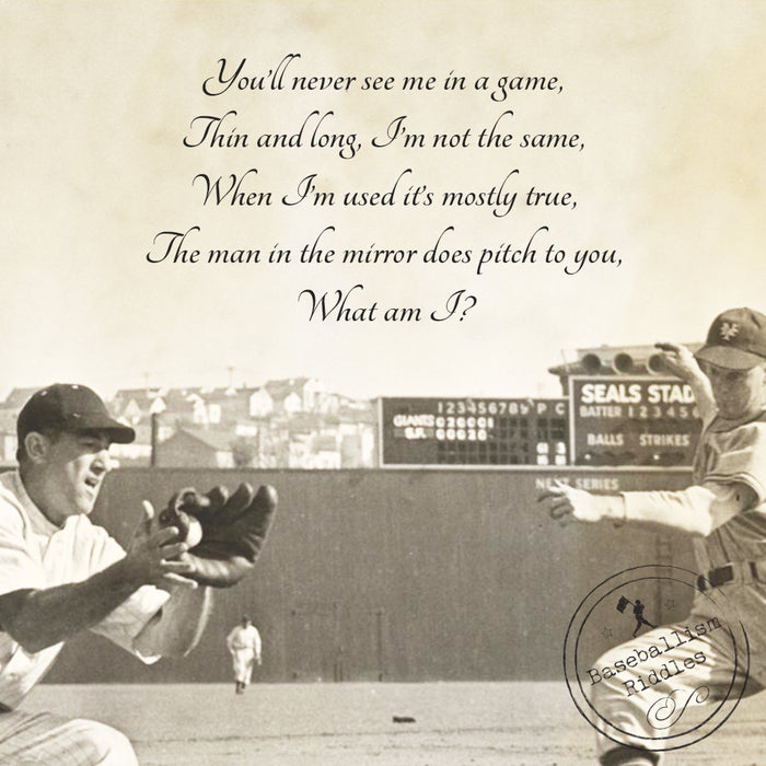 Baseballism Riddle: 12/27