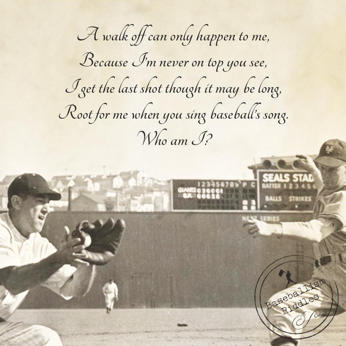 Baseballism Riddles 10.27.21