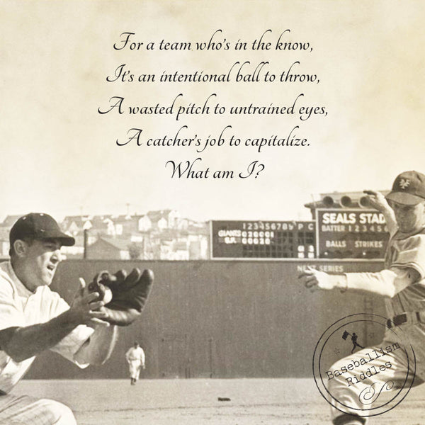Baseballism Riddles 11/14/19