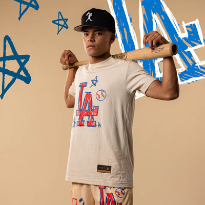 Crayon Series T-Shirt - Los Angeles Dodgers