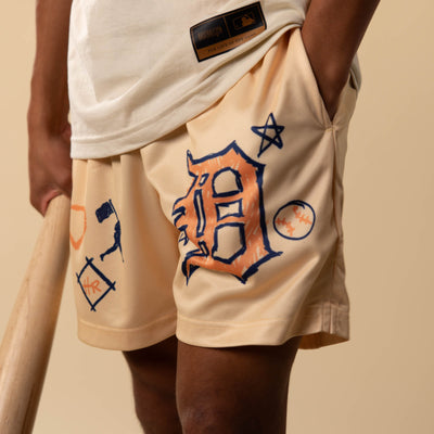 Crayon Series Diamond Air Mesh Shorts - Detroit Tigers