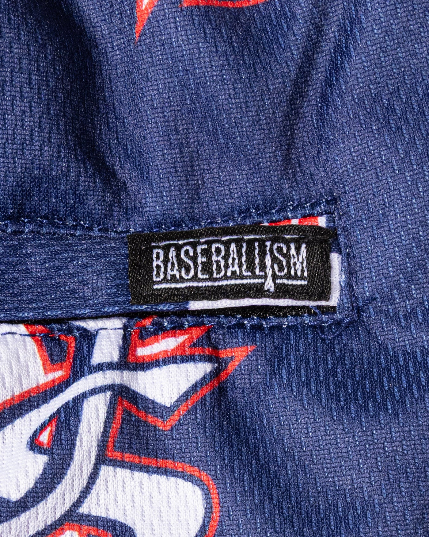 USA Pattern Diamond Air Mesh Shorts (Navy) - Baseballism x USA Baseball