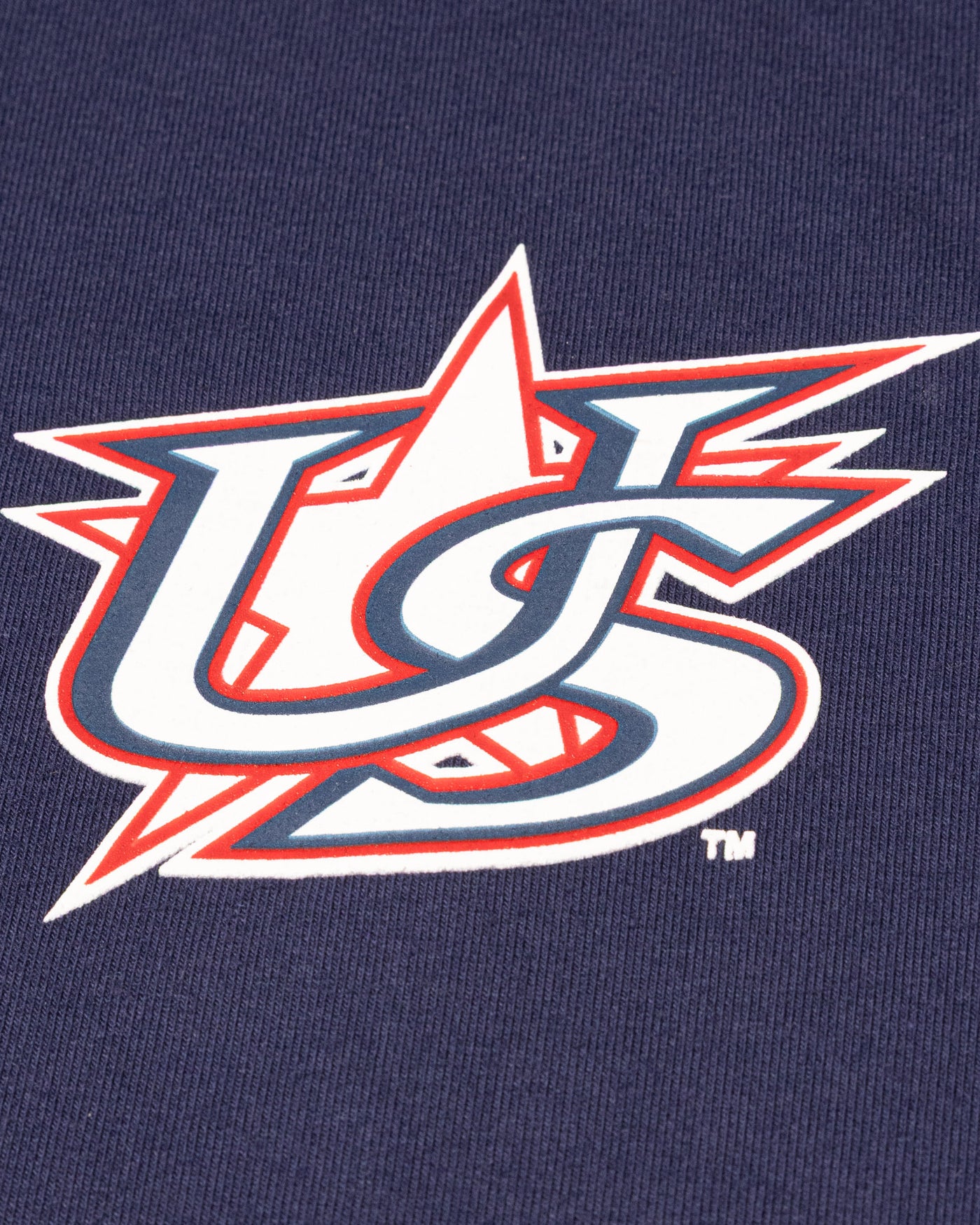 Youth Short Sleeve Hoodie (Navy) - Baseballism x USA Baseball