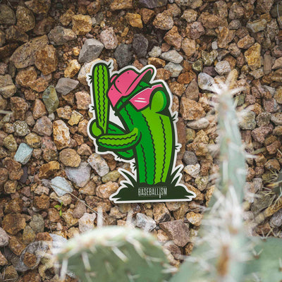 Swinging Cactus Sticker