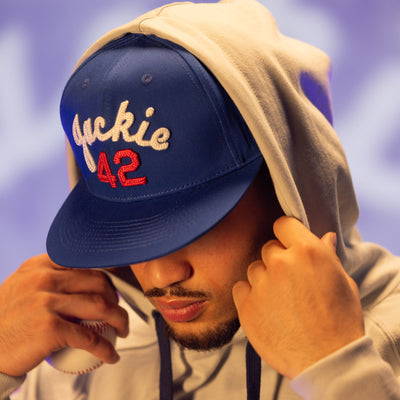 Jackie Robinson 42 Chain Stitch Cap - Baseballism Online