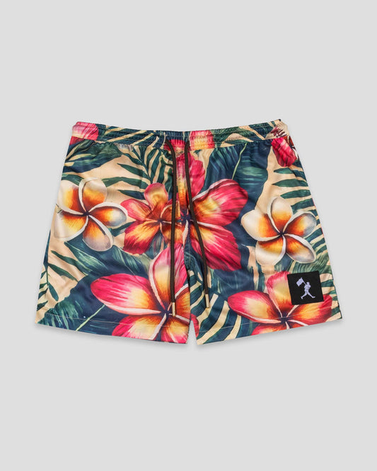 Aloha Ball Diamond Air Mesh Shorts - Plumeria - Baseballism Online