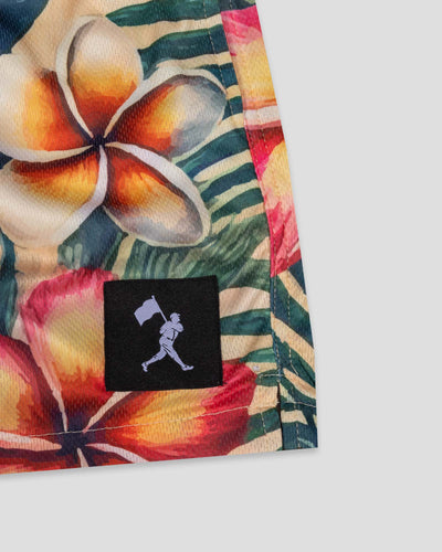 Aloha Ball Diamond Air Youth Mesh Shorts - Plumeria - Baseballism Online