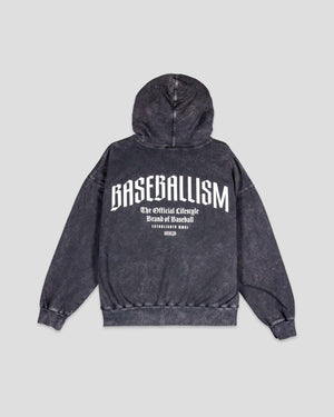 Ballplayer B Acid Wash Hoodie - Youth - Baseballism Online