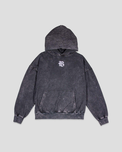 Ballplayer B Acid Wash Hoodie - Youth - Baseballism Online