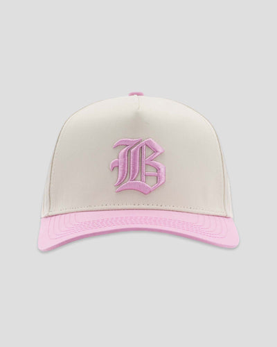 Ballplayer B Five Panel Cap (Pink)