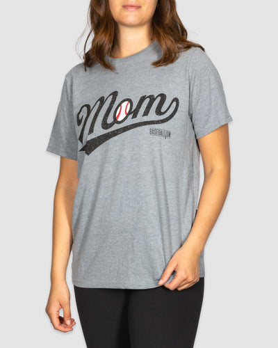 Baseball Mom - Warm-up Tee - Baseballism Online