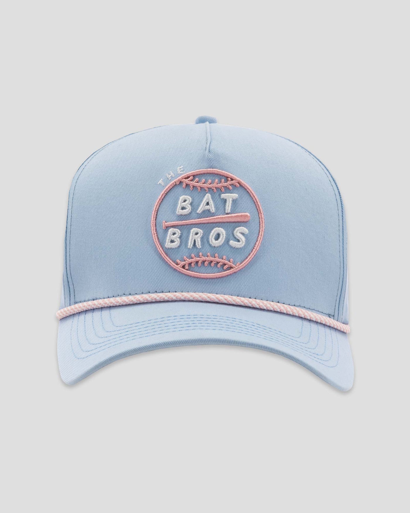 Bat Bros Five Panel Cap - Light Blue
