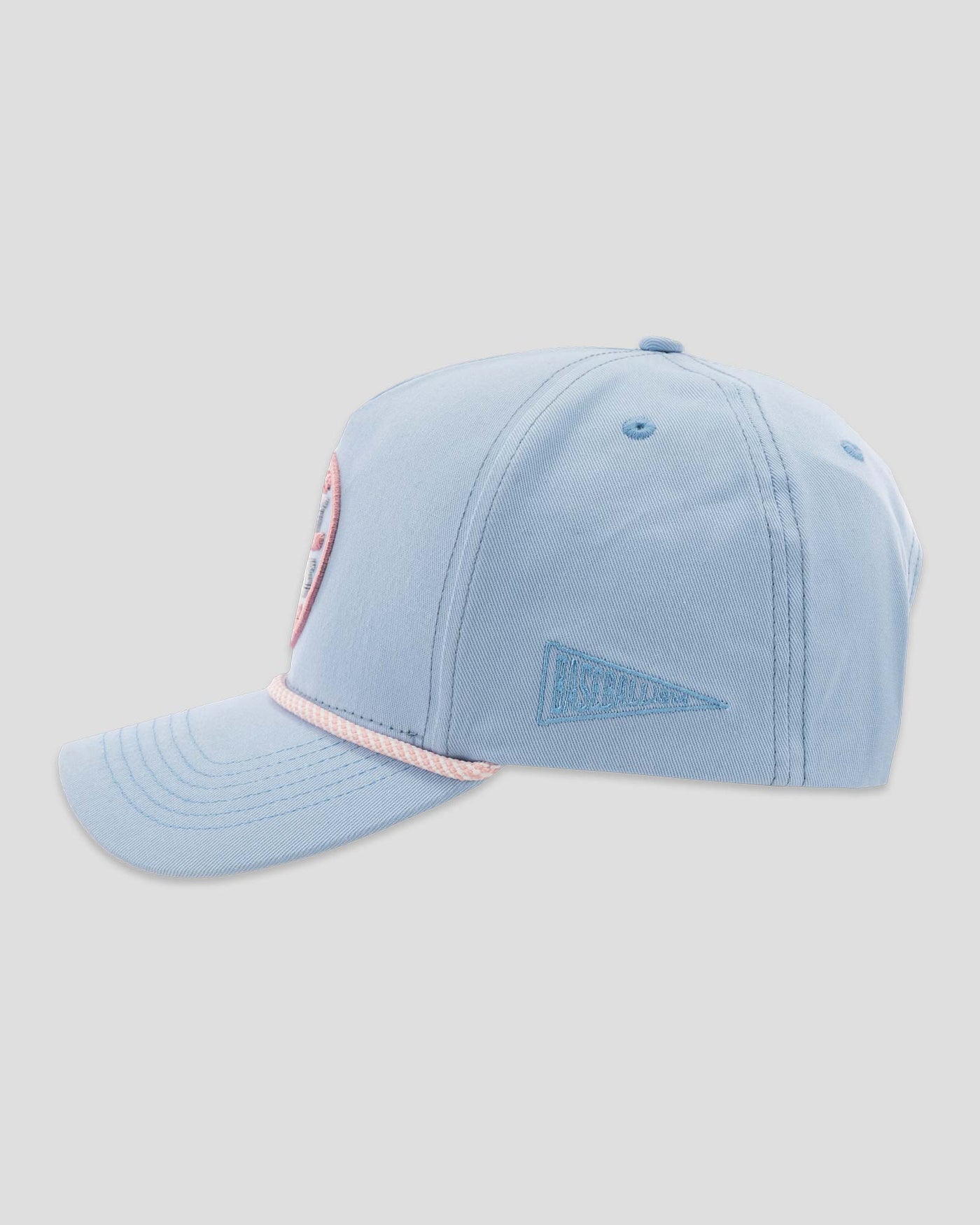 Bat Bros Five Panel Cap - Light Blue