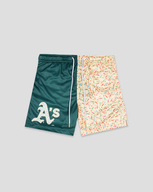 Batter Up Bakery Confetti Cupcake Diamond Air Youth Mesh Shorts - Athletics - Baseballism Online