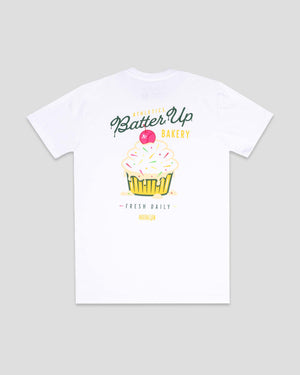 Batter Up Bakery Confetti Cupcake T-Shirt - Athletics - Baseballism Online