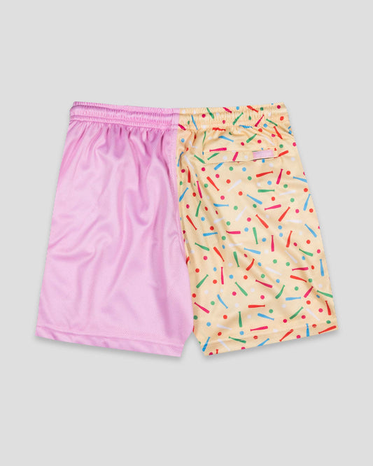 Batter Up Bakery Confetti Cupcake Diamond Air Mesh Shorts - Baseballism Online