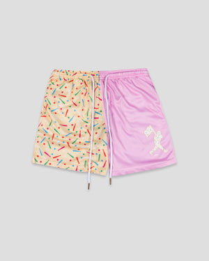 Batter Up Bakery Confetti Cupcake Diamond Air Mesh Shorts - Youth - Baseballism Online