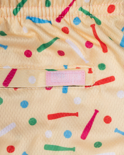 Batter Up Bakery Confetti Cupcake Diamond Air Mesh Shorts - Youth - Baseballism Online