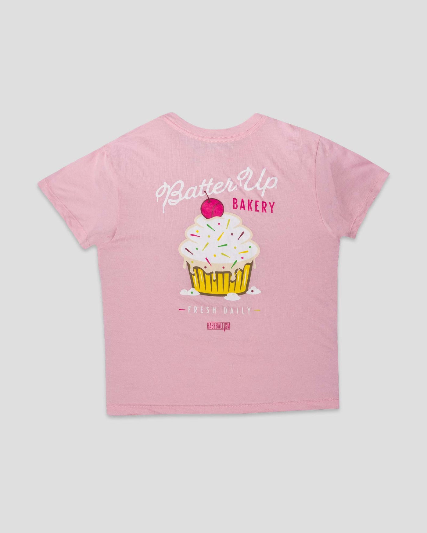 Batter Up Bakery Confetti Cupcake Youth T-Shirt - Baseballism Online