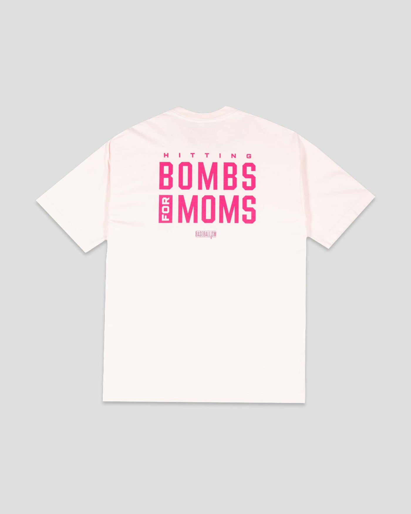 Bombs For Moms Relaxed Fit T-Shirt (Pink) - Baseballism Online