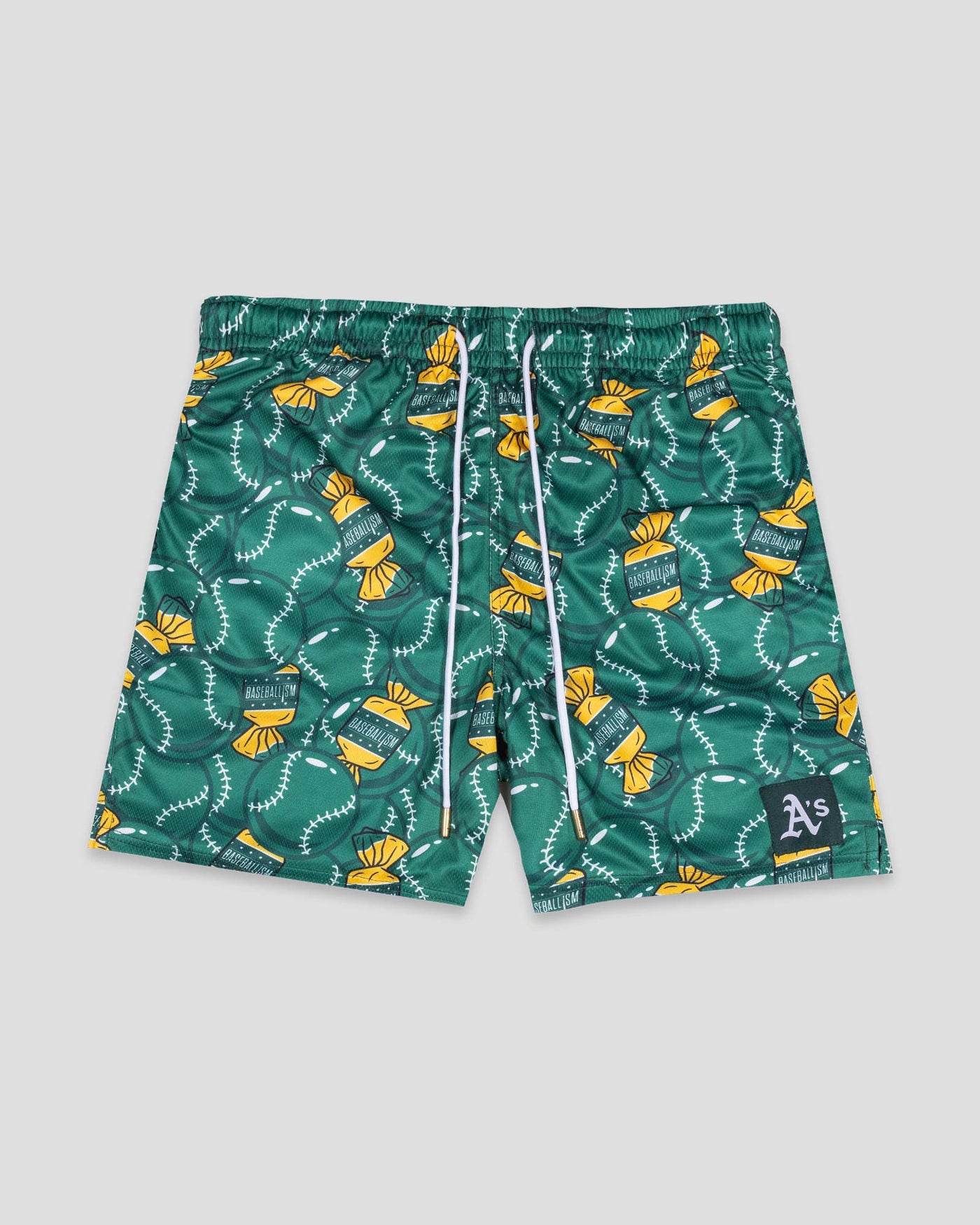 Bubbles and Doubles Diamond Air Mesh Shorts - Athletics - Baseballism Online
