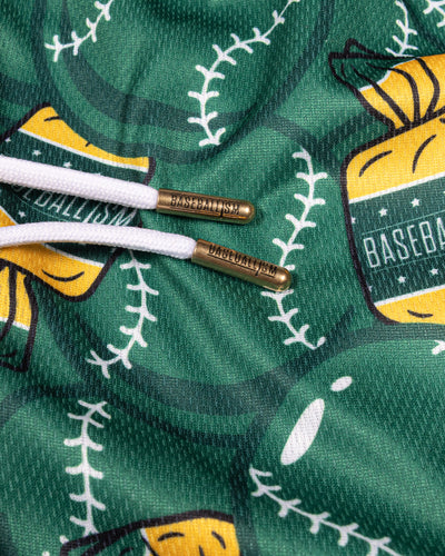 Bubbles and Doubles Diamond Air Mesh Shorts - Athletics - Baseballism Online
