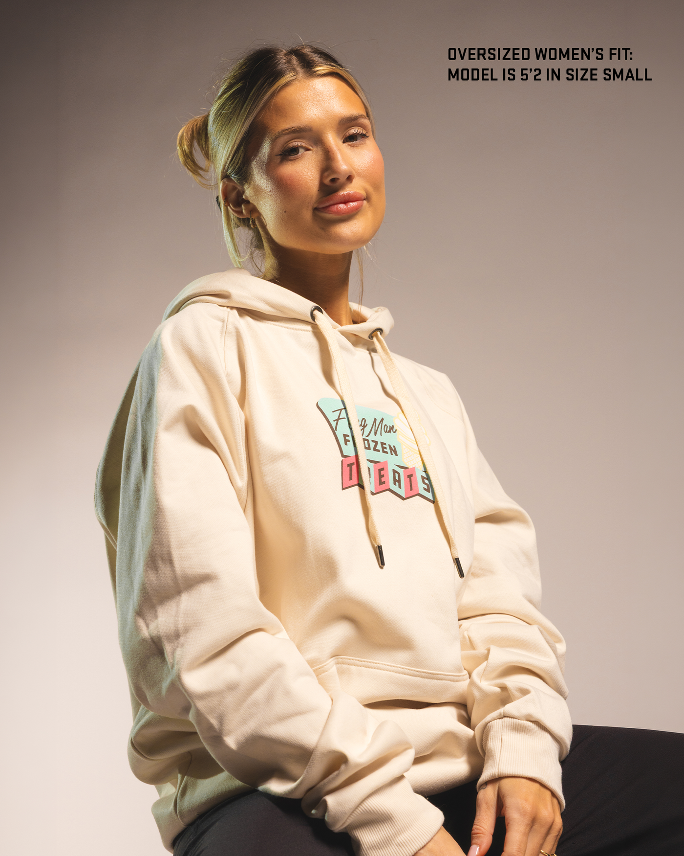 Frozen Treats Ice Cream Sundae Hoodie (Vanilla) | Baseballism Online