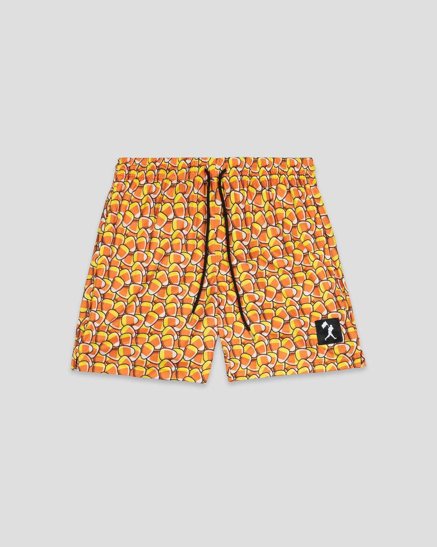 Candy Corn Mesh Shorts - Youth