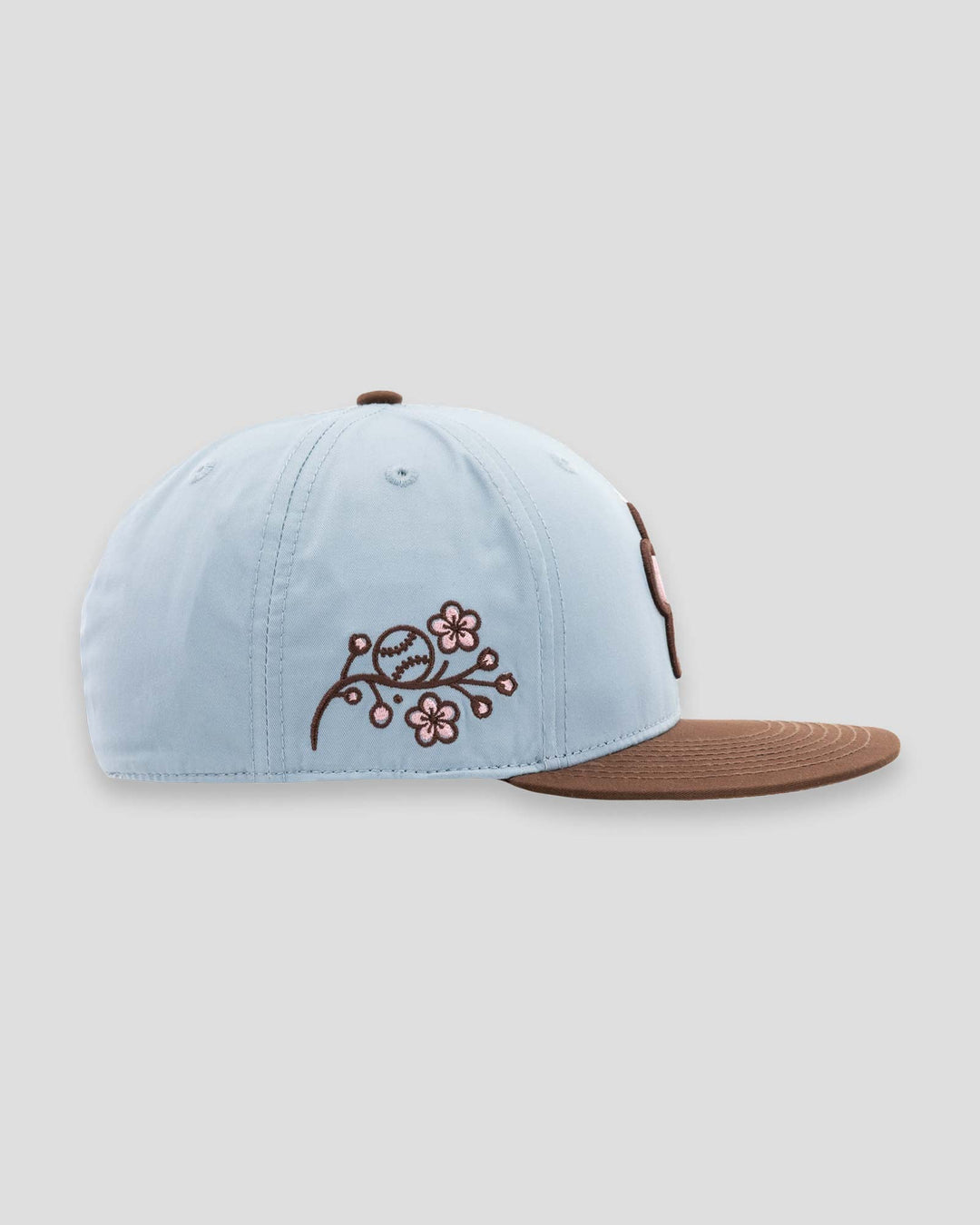 春季限定【SATUR】Cherry Blossom Vintage Casual Ball Cap Cherry Blossom Cap, Cotton Canvas Baseball Cap With Japanese