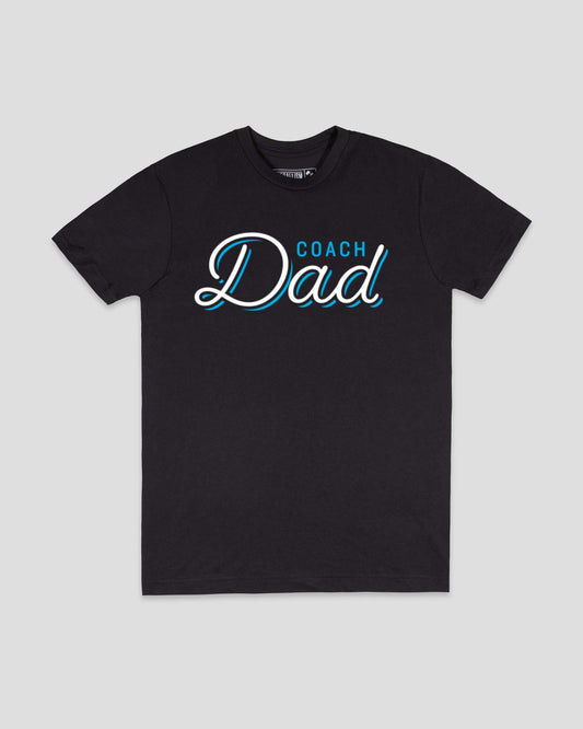 Coach Dad T-Shirt - Black - Baseballism Online