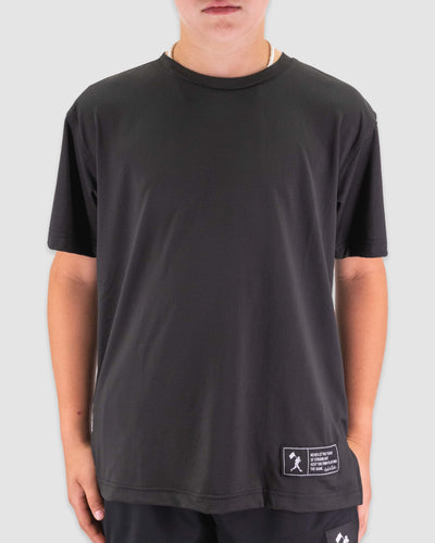 Diamond Flex Lite Oversized Training Tee (Black) - Youth